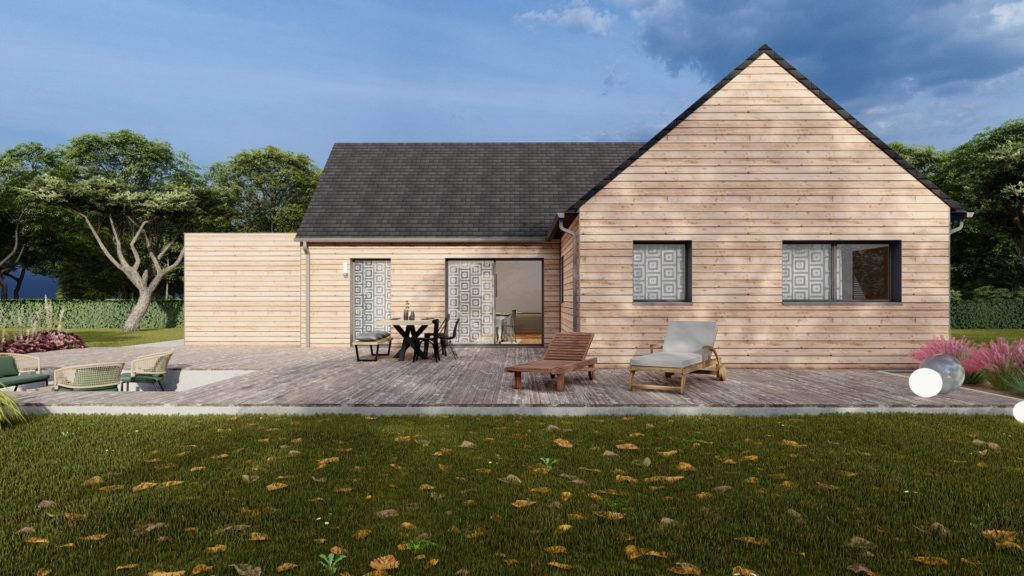 Maison+Terrain de 6 pièces avec 4 chambres à Camors 56330 – 220900 € - STJE-26-07-01-28