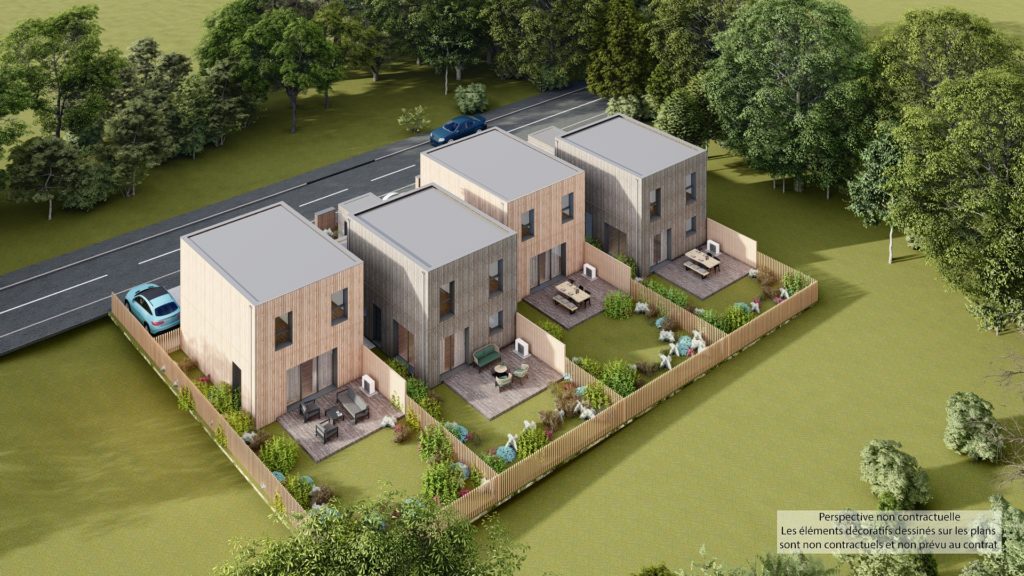 Maison+Terrain de 4 pièces avec 3 chambres à L&rsquo;Hermitage 35590 – 265580 € - EPLA-26-07-09-31