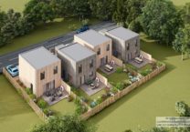 Maison+Terrain de 4 pièces avec 3 chambres à L&rsquo;Hermitage 35590 – 265580 € - EPLA-26-07-09-31