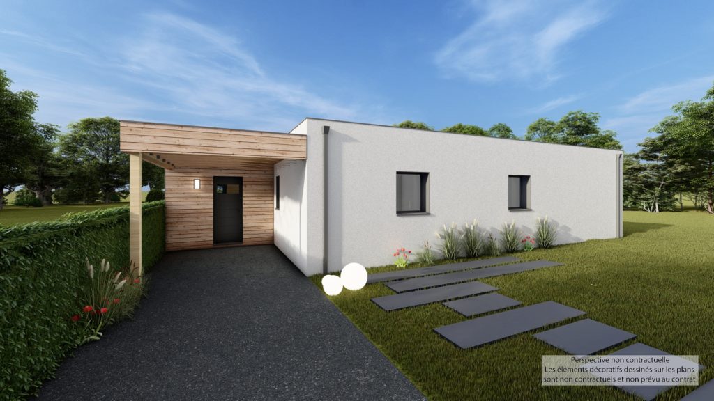 Maison+Terrain de 4 pièces avec 2 chambres à Pluvigner 56330 – 319900 € - STJE-26-07-13-1