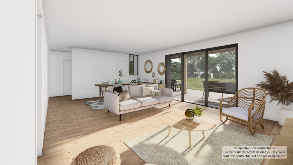 Maison+Terrain de 4 pièces avec 2 chambres à Pluvigner 56330 – 319900 € - STJE-26-07-13-1