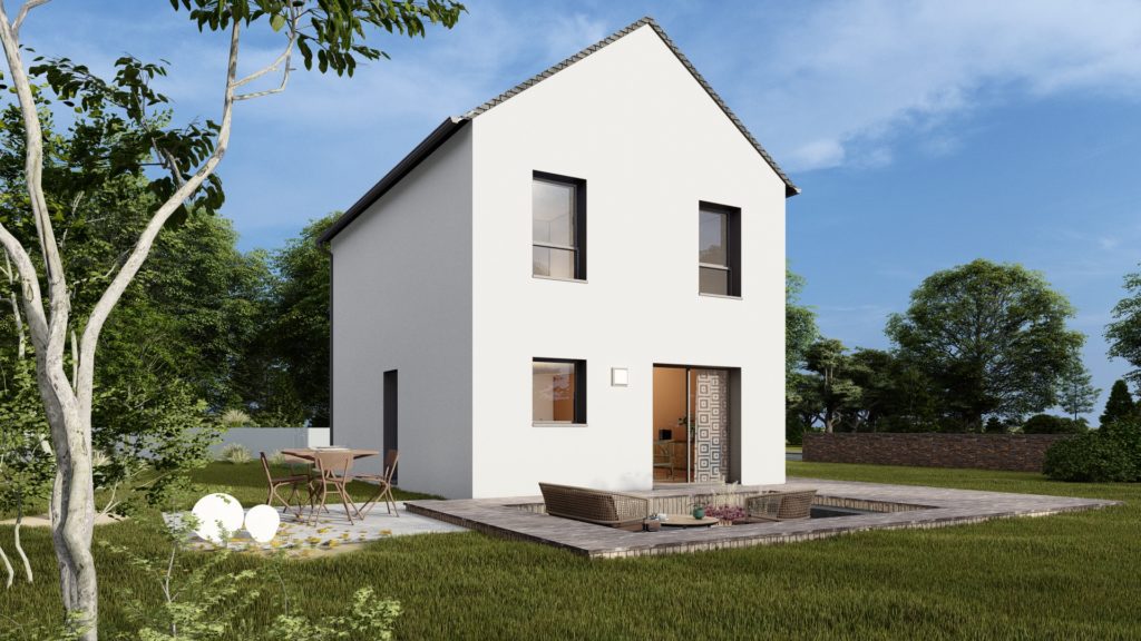 Maison+Terrain de 4 pièces avec 3 chambres à Chartres-de-Bretagne 35131 – 221834 € - DIME-26-08-03-7