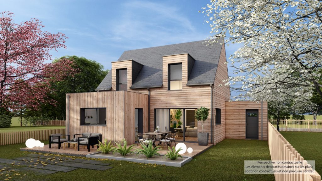 Maison+Terrain de 6 pièces avec 4 chambres à Garlan 29610 – 299900 € - CDER-26-10-08-48