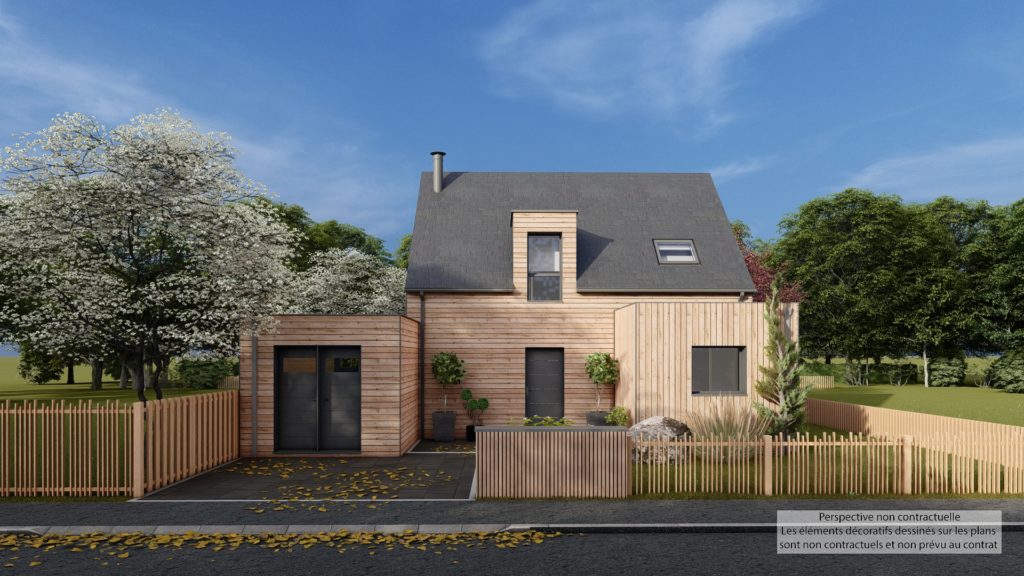 Maison+Terrain de 6 pièces avec 4 chambres à Garlan 29610 – 299900 € - CDER-26-10-08-48