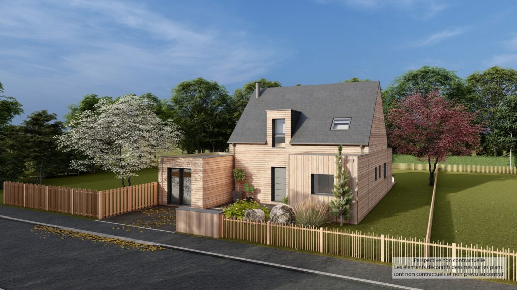 Maison+Terrain de 6 pièces avec 4 chambres à Garlan 29610 – 299900 € - CDER-26-10-08-48