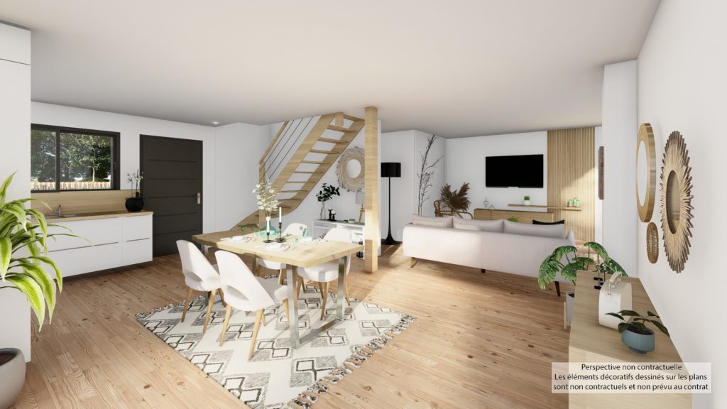 Maison+Terrain de 5 pièces avec 4 chambres à Chateaubourg 35220 – 280500 € - ABRE-26-10-08-52