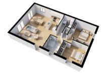 Maison+Terrain de 3 pièces avec 2 chambres à Plougoulm 29250 – 246255 € - CDER-26-10-22-251